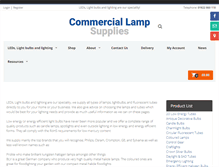 Tablet Screenshot of commercial-lamps.co.uk